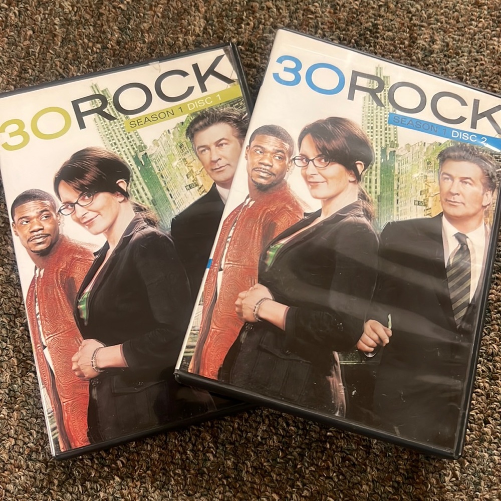 30 rock season 1 disc 1 & 2  - 16 episodes dvd